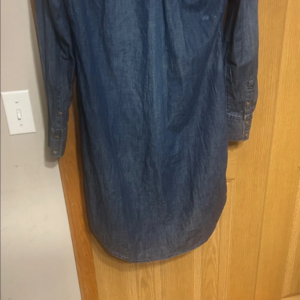 Merona Blue Denim Midi Dress - Picture 3 of 9